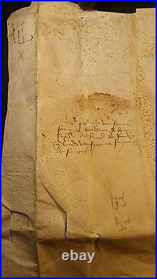 1488 Large Parchment TRANSFER OF LAND FIEF OF SACHE Signed TOURAINE BALZAC