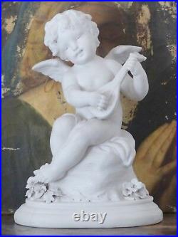 16 Large Antique Original French Porcelain Biscuit Putti signed KINSBURGER 19th
