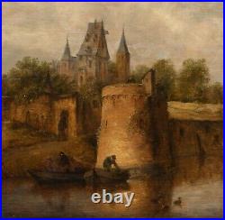 17th Century Dutch River Landscape JAN JOSEFSZ. VAN GOYEN (1596-1656) signed