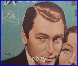 1935 I Live My Life Antique Movie Poster Print Signed