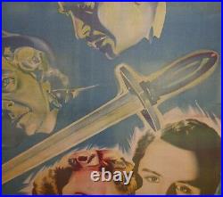 1937 The 13th Chair Antique Movie Poster Print Signed