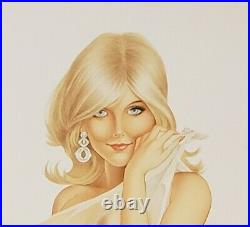 ALBERTO VARGAS 1988 NINE COLOR LIMITED EDITION LITHOGRAPH 29 3/4 X 21.5 in