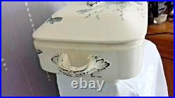 Antique 14 LARGE English Signed JD&S White & Blue Ceramic Soup Tureen 18 th