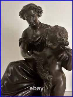 Antique Bronze Sculpture signed by Eugene Aizelin (French, 1821 1902)