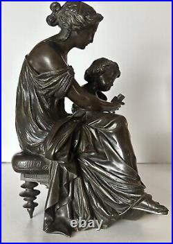 Antique Bronze Sculpture signed by Eugene Aizelin (French, 1821 1902)
