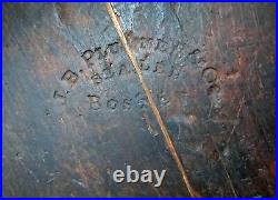 Antique EXTRA LARGE WOODEN GRAIN MEASURE J. B. PLUMMER & CO