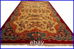Antique Islamic Art Qajar Signed & Dated Royal Large Persian Carpet 1251 Kashan