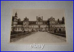 Antique Official Palace Fontainbleau Paris Sepia Photo