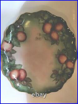Antique Rare Large Handpainted French Faience Platter Signed & dated 1903