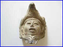 Antique Relic Museum Quality Sculpture Ancient Alien Fragment Head Large Piece