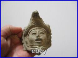 Antique Relic Museum Quality Sculpture Ancient Alien Fragment Head Large Piece