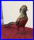 Antique Signed Bergmann Vienna Cold Painted Bronze Pheasant Bird XX-Large 19
