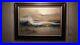 Antique Signed Oil Painting Ocean Front