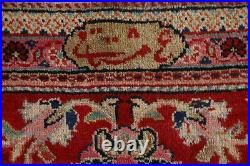 Antique Vegetable Dye Signed Mahal Palace Rug 12x17 ft. Large Hand-made Rug Wool