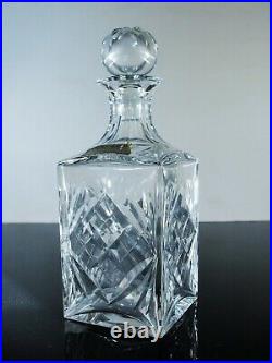 Antique XXL Large Carafe Whisky Crystal Model Chantilly St Louis Signed 1,5L