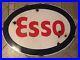 Antique style porcelain look Esso dealer service gas station large sign