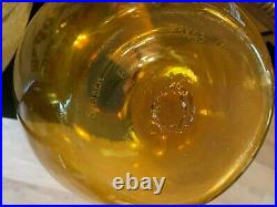 Beautiful Signed Large Yellow Gold Steuben Antique Vase With Free Shipping