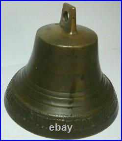 Bell Imperial Russia Novgorod 1890 Copper Signed