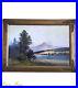Clarence Braley 1854-1925 Signed Scenic Landscape Watercolor Painting Antique