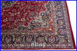Classic Floral Style Extra Large 9'7X13'5 Signed Handmade Oriental Rug Carpet