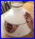 Exquisite Antique Leune Art Deco Glass Large Enamel Vase Signed Leune
