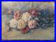 Flowers/Dahlias' Very Large Watercolour Antique, Signed Daisy Lazard