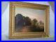 George Henry BurgessAntique c1860's Original Oil On Canvas Landscape Painting