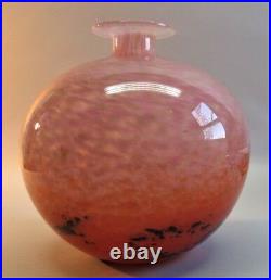 Gorgeous & Large Signed SCHNEIDER FRENCH ART DECO Glass Vase c. 1925 antique