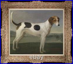 Hand-painted Old Master-Art Antique Oil Painting animal Dog on canvas 20X24