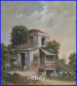 JACOB NOWOGRODER, Original Oil on Canvas, The Antique Pottery House, Signed