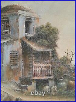 JACOB NOWOGRODER, Original Oil on Canvas, The Antique Pottery House, Signed