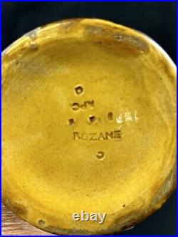 LARGE Antique Roseville ROZANE Art Pottery Vase Roses Artist Signed W Myers 20