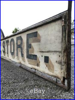 LARGE Antique Trade Sign, 15 Foot Boot and Shoe Store Sign Antique Building Sign