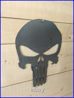 LARGE Punisher DC Comics Metal Sign Hand Finished Wall Art TV Movie Comic