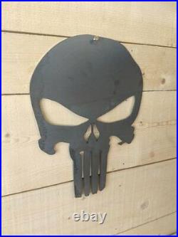 LARGE Punisher DC Comics Metal Sign Hand Finished Wall Art TV Movie Comic