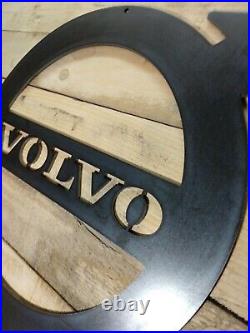*Premium* VOLVO LORRY Logo Metal Sign Hand Finished Wall VINTAGE GARAGE V8 truck 