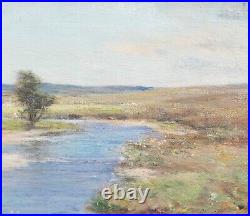 Large 19th Century Scottish Impressionist River Landscape Joseph HENDERSON RSA