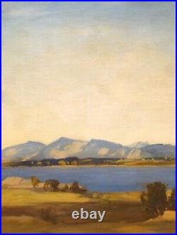 Large 19th Century Scottish Limsore & Mull Landscape by Osmund PITTMAN