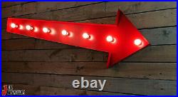 Large 6' Ft Retro American Arrow Sign Garage Gas Monkey Style Workshop Home