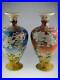 Large Antique 19th Century Japanese Satsuma Meiji Vases Circa 1880 Signed