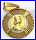 Large Antique Gold Medal of Joan of Arc Jeanne, (yellow gold) 18k Signed DROPSY