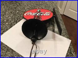 Large Cast Iron Coca Cola Bell Vintage Coca Cola Bell Rustic Antique Style
