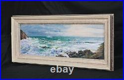 Large Early 20th Century Scilly Isles Seascape Scillonian Marine Oil Painting