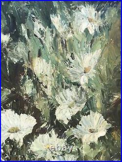 Large Mid C20th Floral Vintage Oil On Canvas, Signed, dated 1967 Dutch