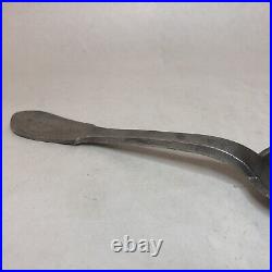 Large Rare Antique 18th Century Solid Pewter Signed LR. Spoon 1700's 8.5