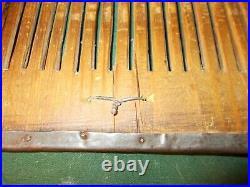 Large Sized Tape Loom With Heart Design Metal On Edges Sq Nailed Dated 1806