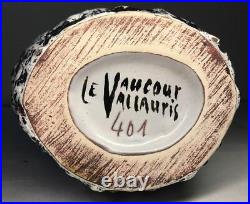 Large Vase Vintage Shape Free Signed Vallauris The Vaucour H 40 L 20 11 CM