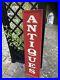 Large Vintage Wooden Antiques Shop Sign Advertising Hand Painted Vgc Salvage