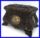 Large antique german black forest jewelry box 19th century signed
