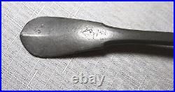 Large rare antique 18th century solid pewter signed BN. Jean spoon 1700's